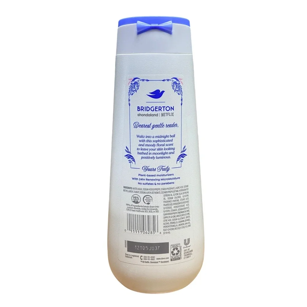 Dove Bridgerton Moonlit Masquerade Set Body Wash Scrub Beauty‎ Bar 3pc Limited